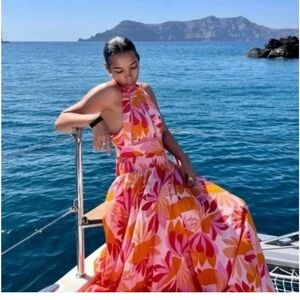 Anthropologie Abel the Label Rumi Halter Maxi Dress XS